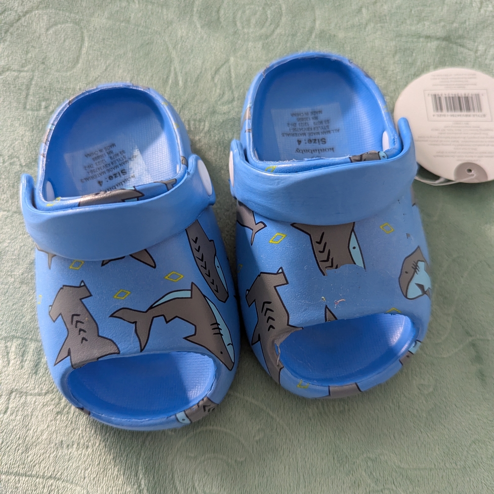 Koala Kids Blue Shark Sandals